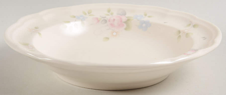 Tea Rose Large Rim Soup Bowl by Pfaltzgraff-1