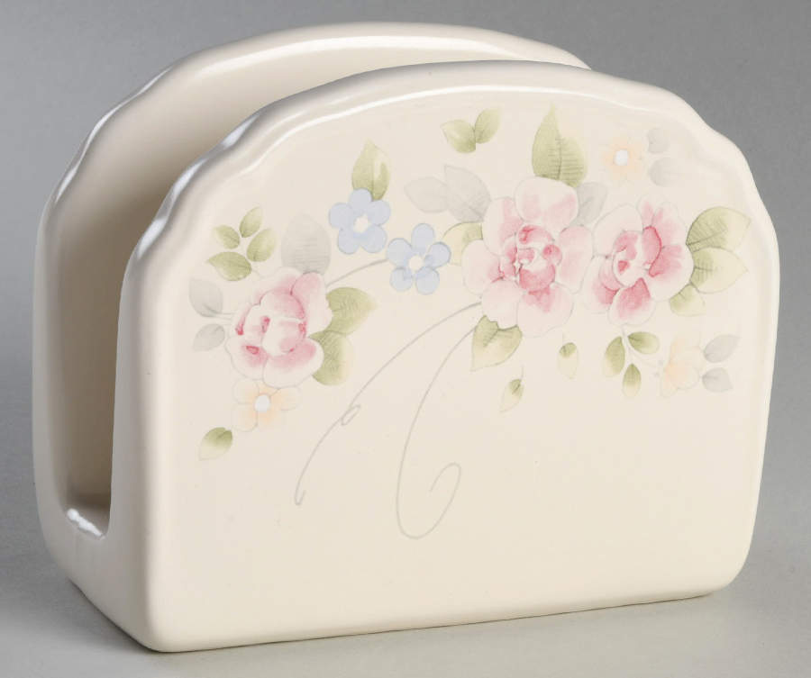 Tea Rose Napkin Holder by Pfaltzgraff-1