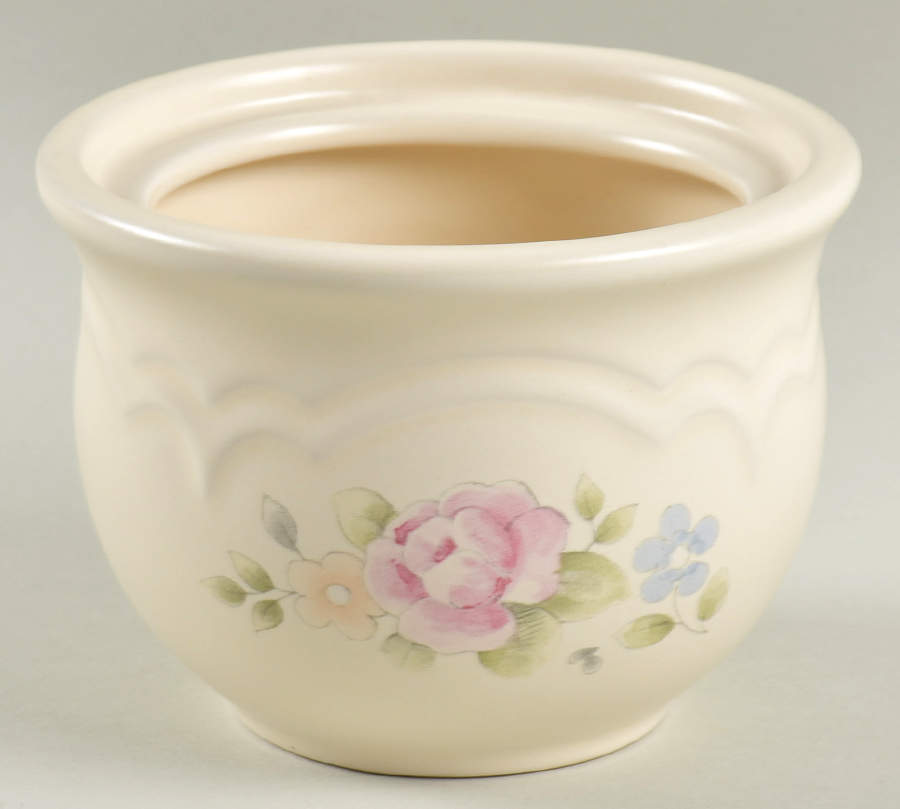 Tea Rose Sugar Bowl No Lid by Pfaltzgraff-1