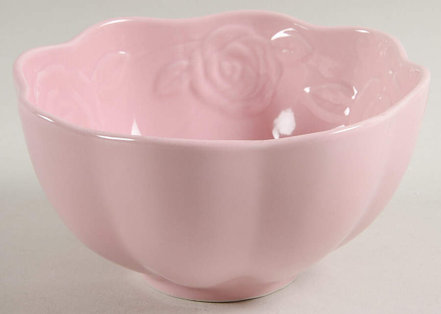 Tea Rose Scalloped Soup/Cereal Bowl by Pfaltzgraff-1