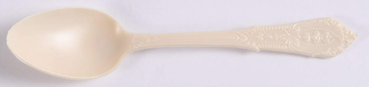 Tea Rose Plastic Child's Spoon by Pfaltzgraff-1