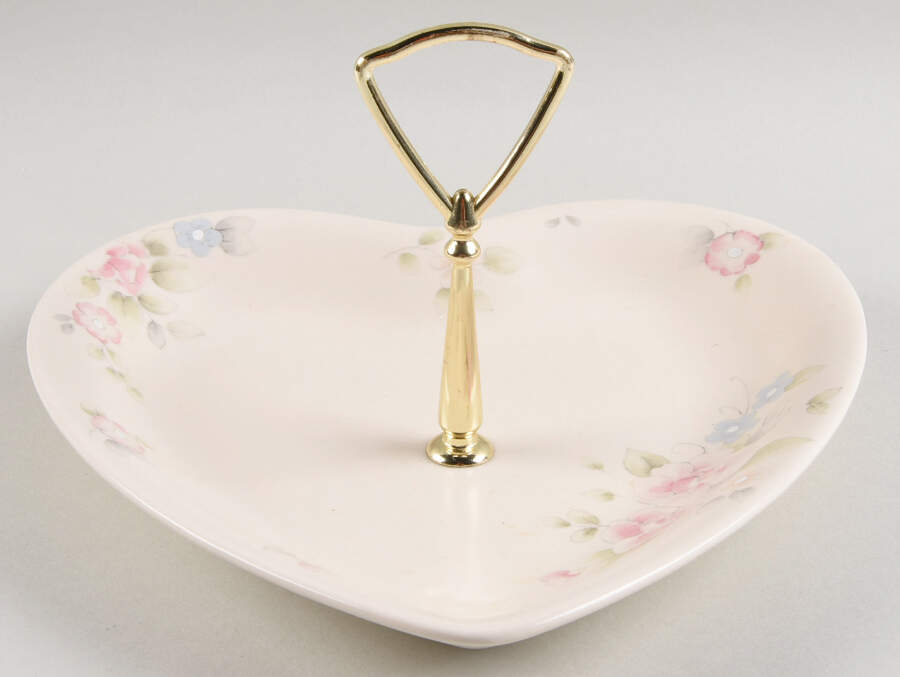 Tea Rose Salad Plate for 2-Tiered Serving Tray by Pfaltzgraff-1