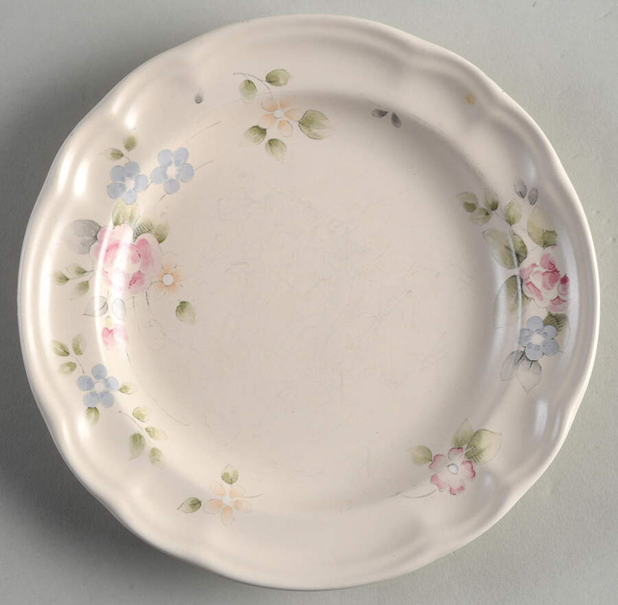 Tea Rose Salad Plate by Pfaltzgraff-1