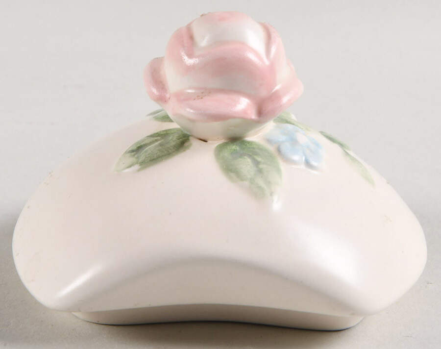 Tea Rose Lid for Figural Sugar Bowl by Pfaltzgraff-1
