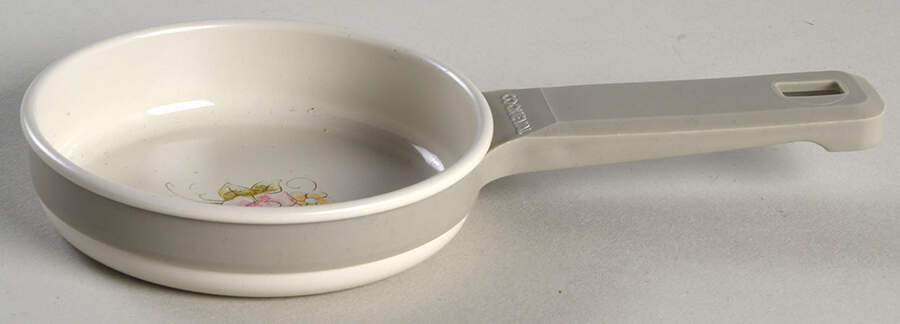 Tea Rose Metal Child's Skillet by Pfaltzgraff-1