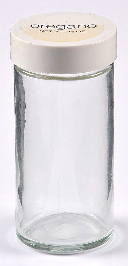 Tea Rose Glass Spice Jar for Lazy Susan by Pfaltzgraff-1