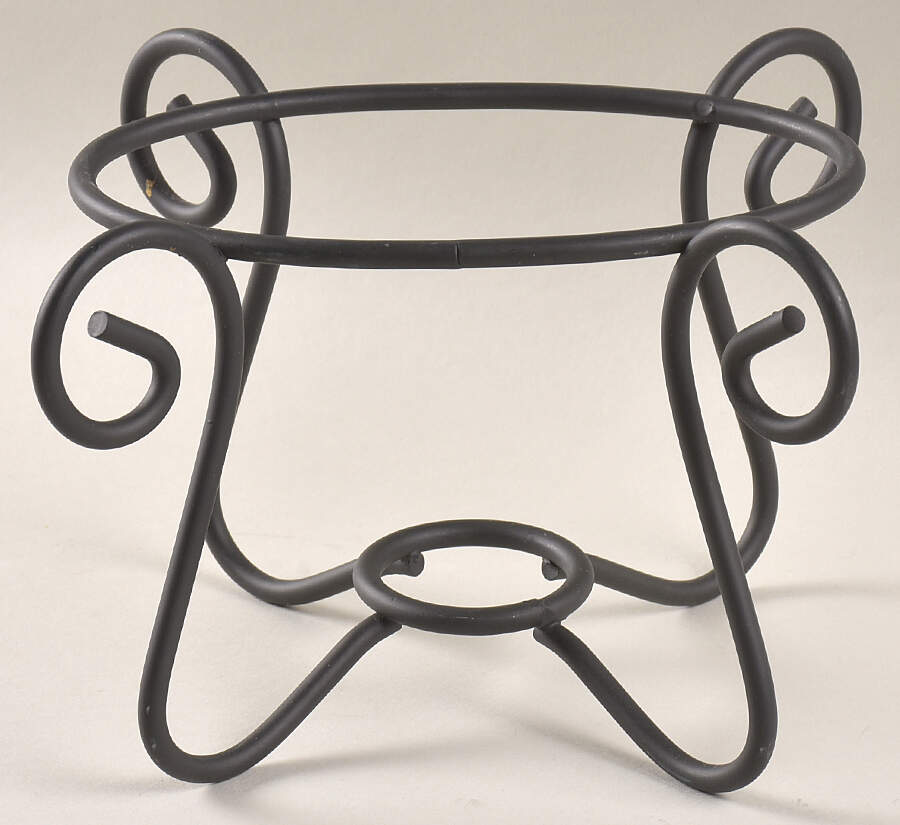 Tea Rose Metal Stand for Gravy Server by Pfaltzgraff-1