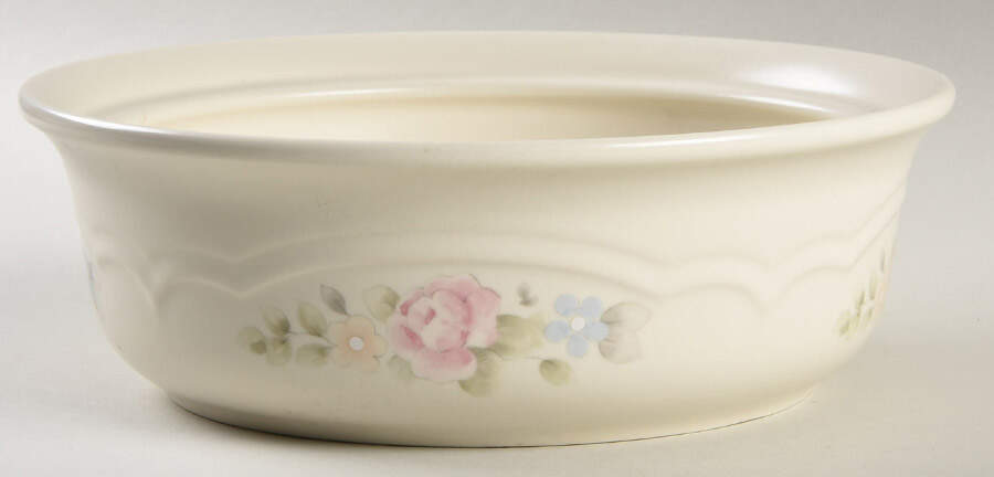 Tea Rose 1.5 Qt Round Casserole No Lid by Pfaltzgraff-1
