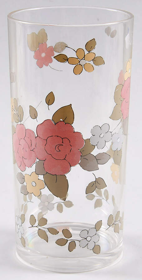 Tea Rose 14 Oz Tall Acrylic Tumbler by Pfaltzgraff-1