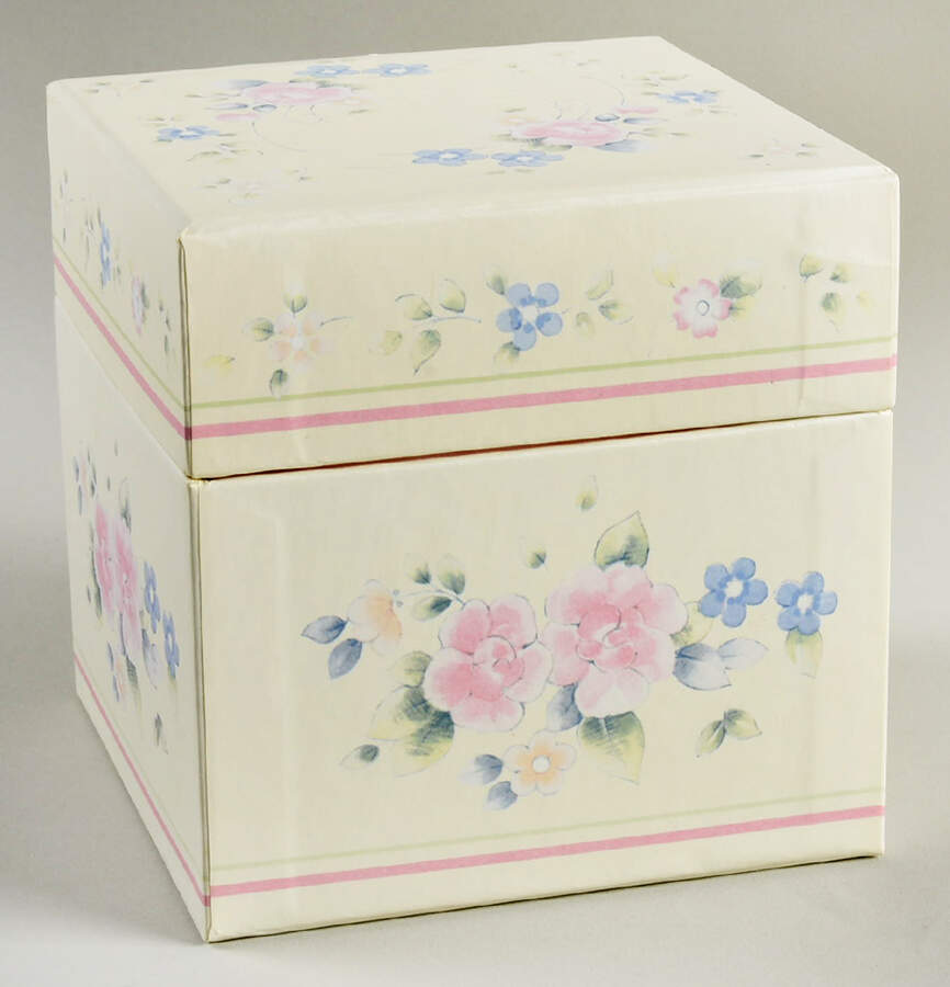 Tea Rose Large Paper Nesting Box by Pfaltzgraff-1