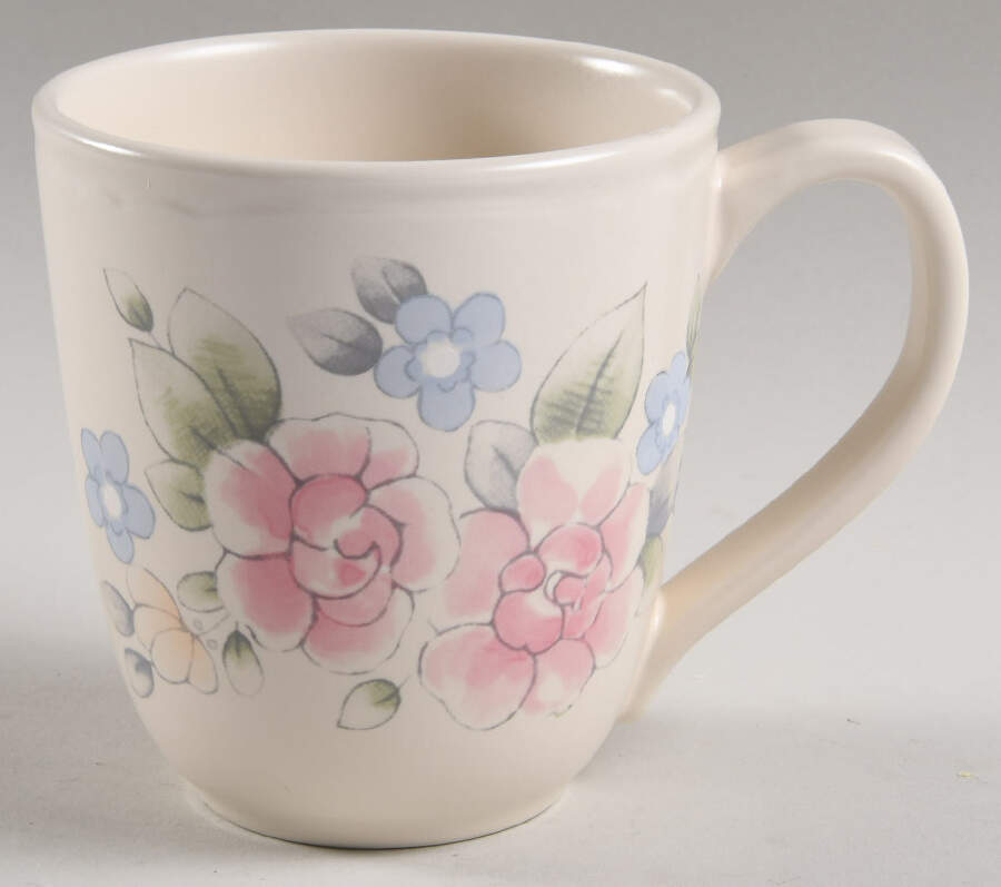 Tea Rose Large Mug by Pfaltzgraff-1