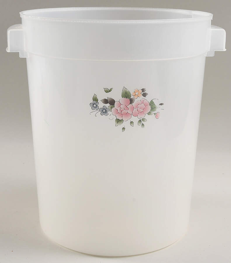 Tea Rose 9" Rectangular Freezer Container W/No Lid by Pfaltzgraff-1