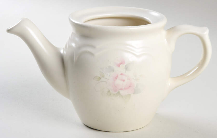 Tea Rose Mini Teapot No Lid by Pfaltzgraff-1