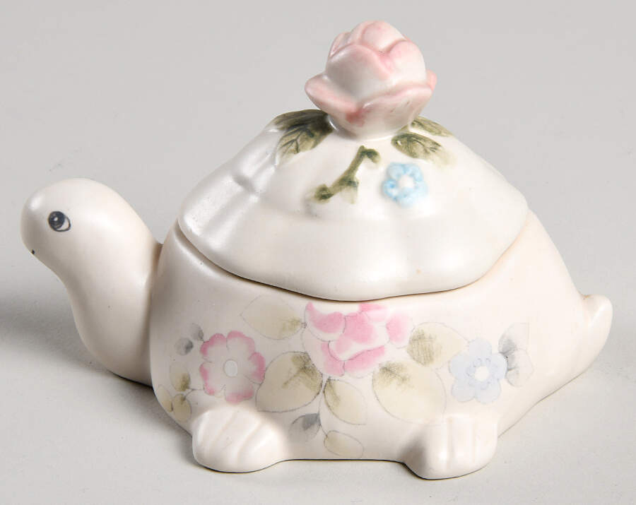 Tea Rose Candle Votive & Lid by Pfaltzgraff-1