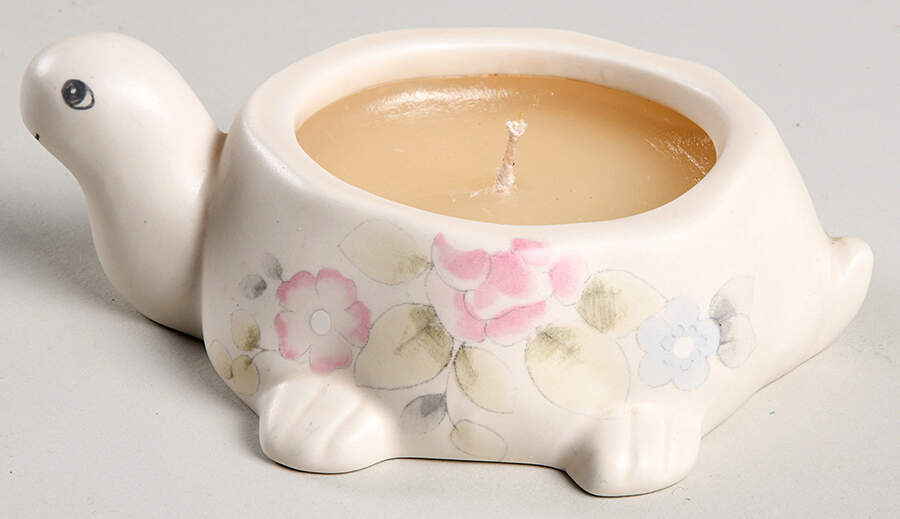 Tea Rose Candle Votive No Lid by Pfaltzgraff-1