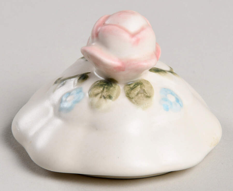 Tea Rose Lid for Candle Votive by Pfaltzgraff-1