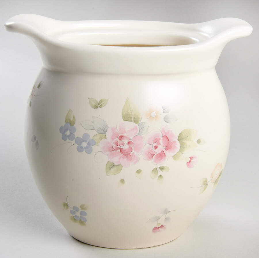 Tea Rose Crock-Brown Sugar-No Lid by Pfaltzgraff-1