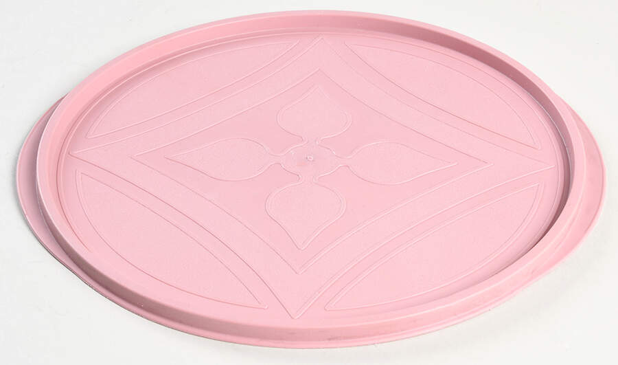 Tea Rose Lid for 9" Plastic Nested Storage Bowl by Pfaltzgraff-1