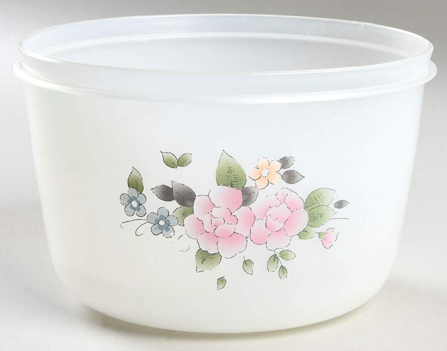 Tea Rose 5" Plastic Nested Storage Bowl No Lid by Pfaltzgraff-1