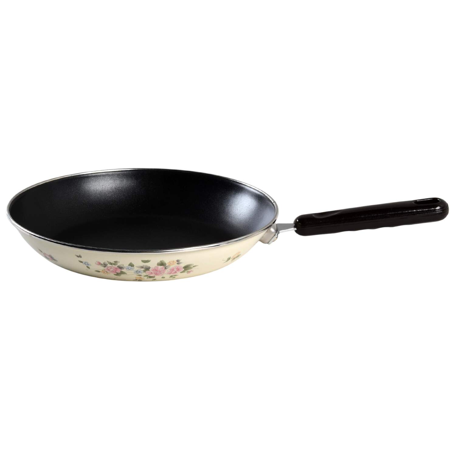 Tea Rose 11" Open Frypan by Pfaltzgraff-1