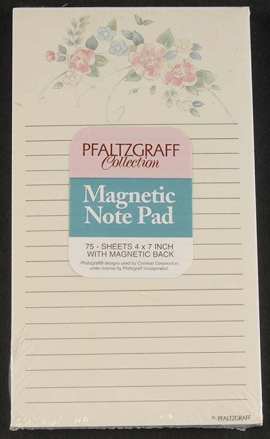 Tea Rose Magnetic Notepad by Pfaltzgraff-1