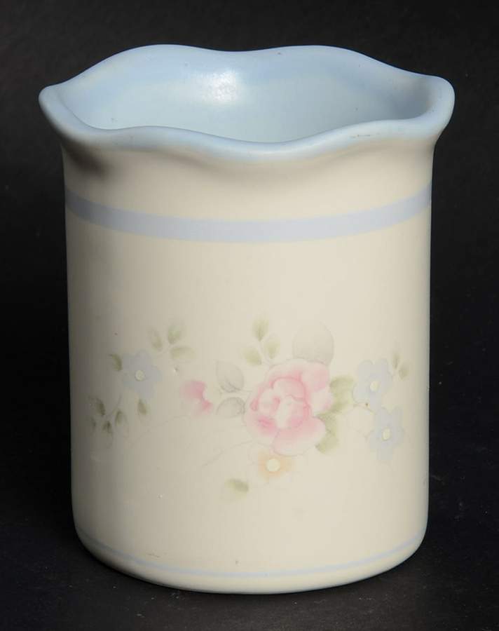 Tea Rose China Bathroom Tumbler by Pfaltzgraff-1