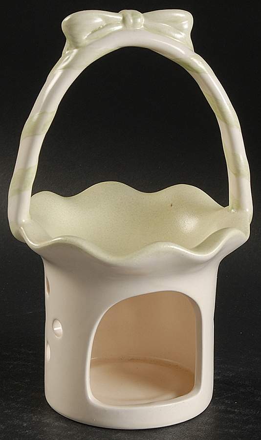 Tea Rose Wax Tart Burner/Warmer by Pfaltzgraff-1