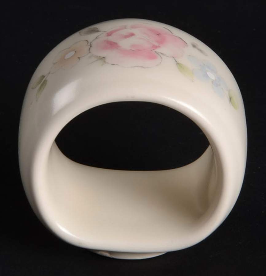 Tea Rose Napkin Ring by Pfaltzgraff-1