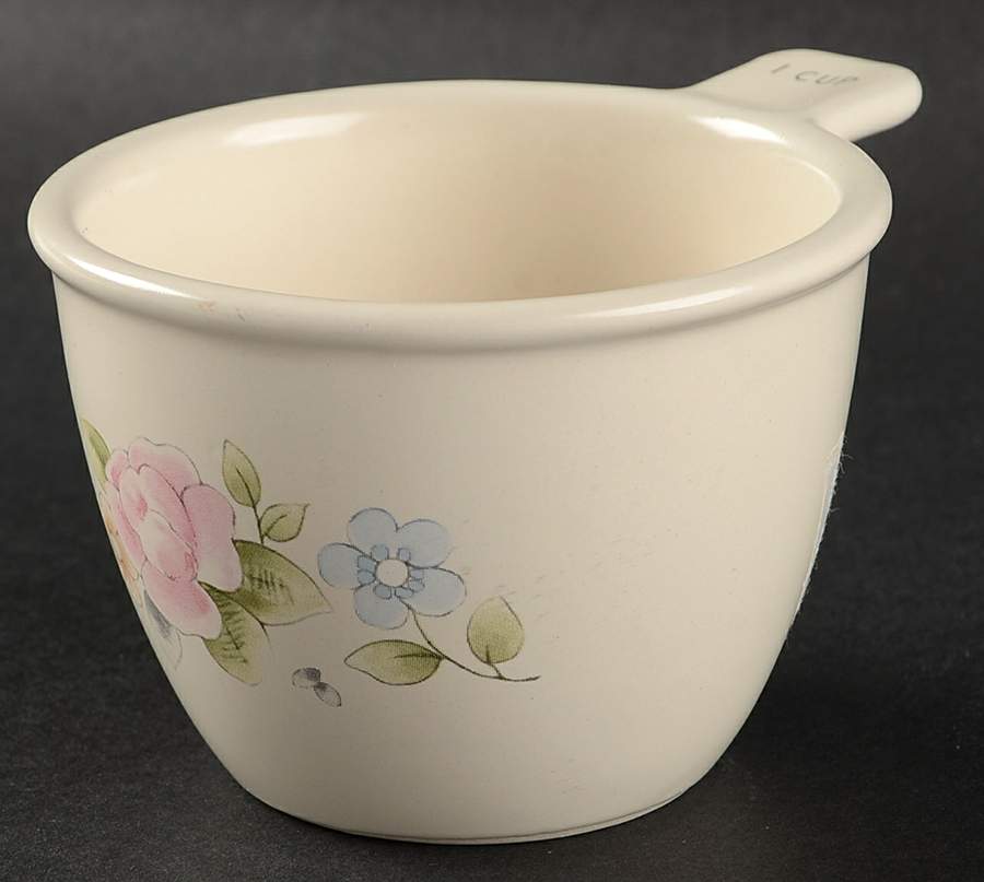 Tea Rose 1 Cup Measuring Cup by Pfaltzgraff-1