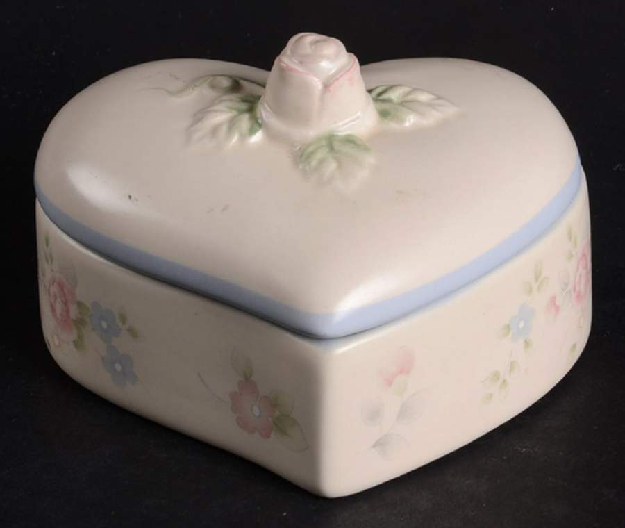 Tea Rose Candle Votive & Lid by Pfaltzgraff-1