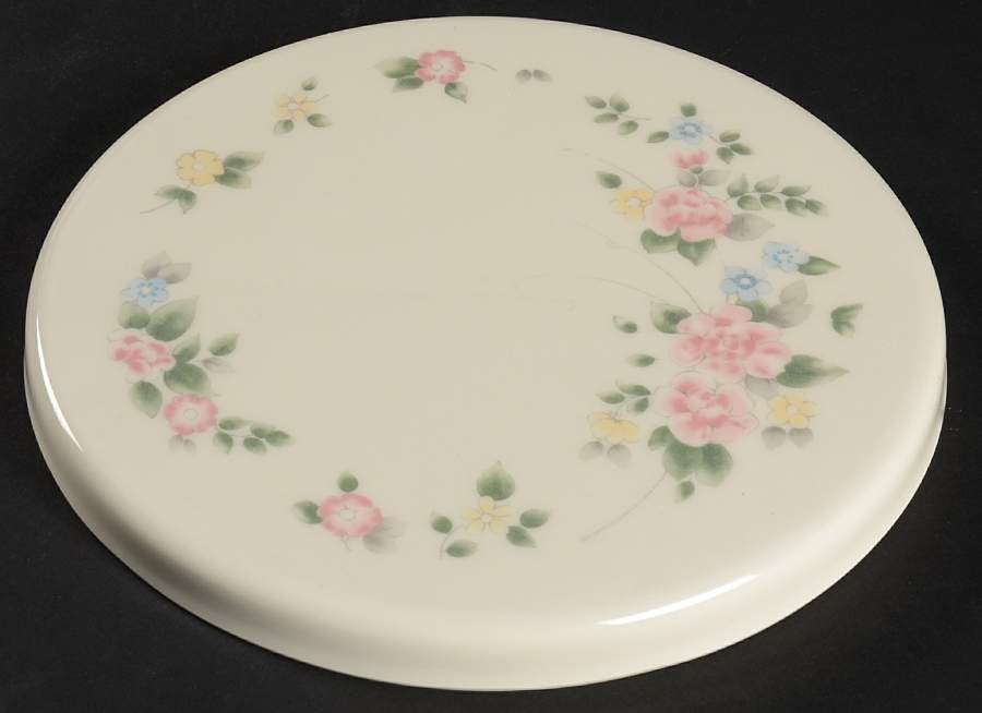 Tea Rose 8" Individual Melamine Stove Cover by Pfaltzgraff-1