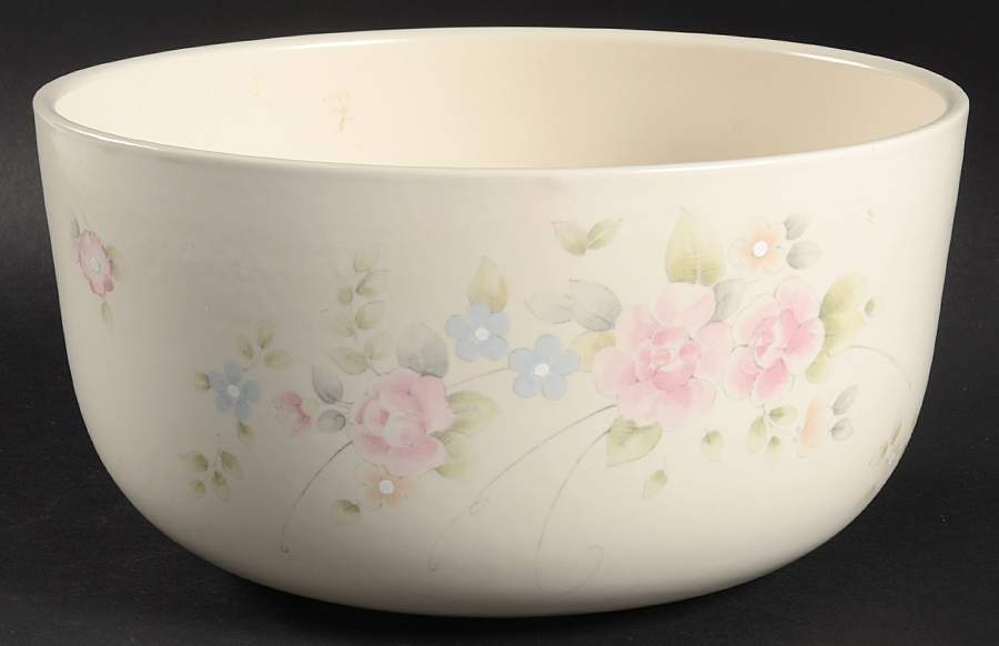 Tea Rose 9" Salad Serving Bowl by Pfaltzgraff-1