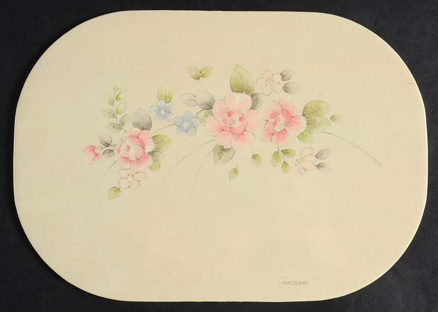 Tea Rose Hot Plate by Pfaltzgraff-1