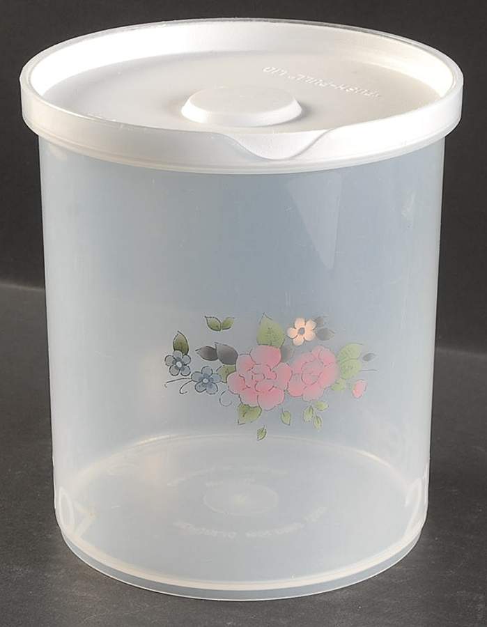 Tea Rose 85 Oz Freezer Container by Pfaltzgraff-1