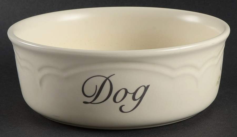 Tea Rose Pet Bowl by Pfaltzgraff-1