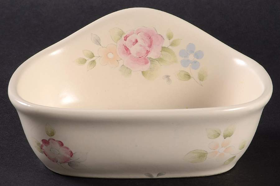 Tea Rose Soap Dish by Pfaltzgraff-1