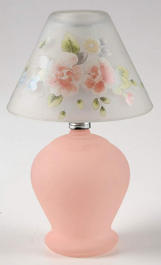 Tea Rose Tea Light Lamp & Shade by Pfaltzgraff-1
