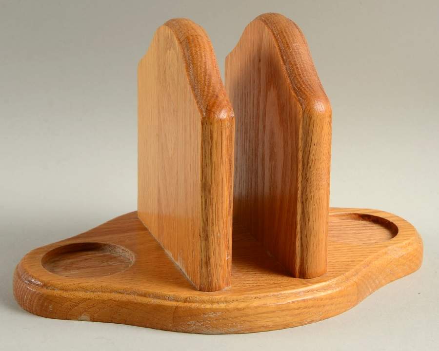 Tea Rose Wood Tray for Napkin, Salt & Pepper Set- by Pfaltzgraff-1