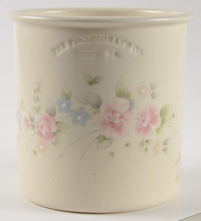 Tea Rose Large Gadget Crock by Pfaltzgraff-1