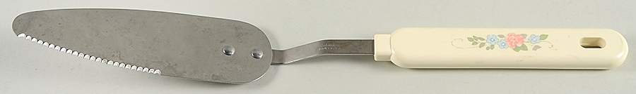 Tea Rose Pastry Server with Stainless Blade by Pfaltzgraff-1