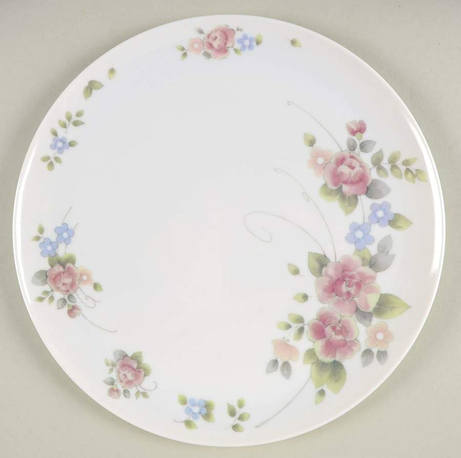 Tea Rose Plastic Dinner Plate by Pfaltzgraff-1