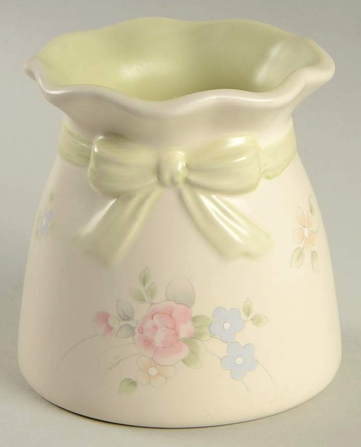 Tea Rose Candle Crock by Pfaltzgraff-1