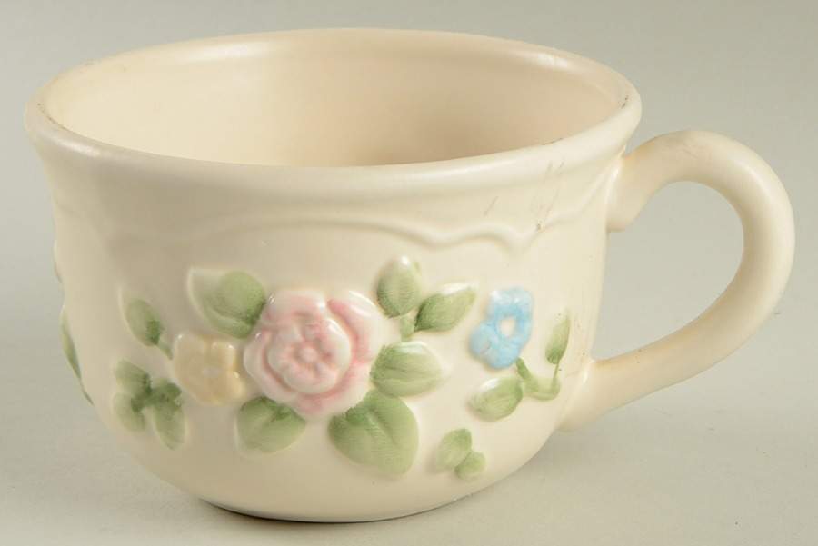 Tea Rose Cup for Individual Teapot & Lid with Cup by Pfaltzgraff-1