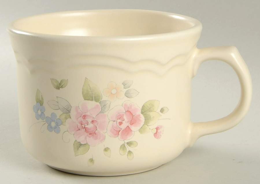 Tea Rose Jumbo Soup Mug by Pfaltzgraff-1