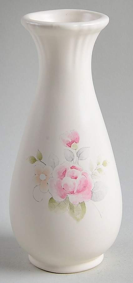 Tea Rose 5" Bud Vase by Pfaltzgraff-1