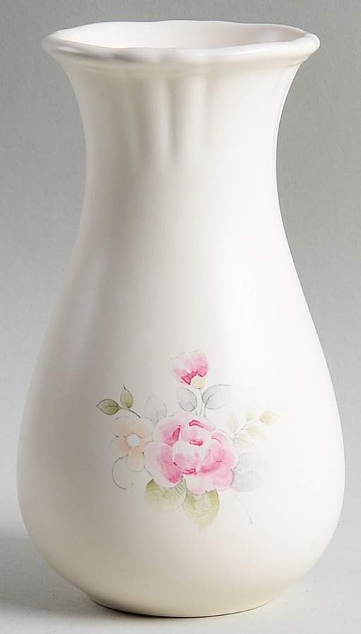 Tea Rose 6" Vase by Pfaltzgraff-1