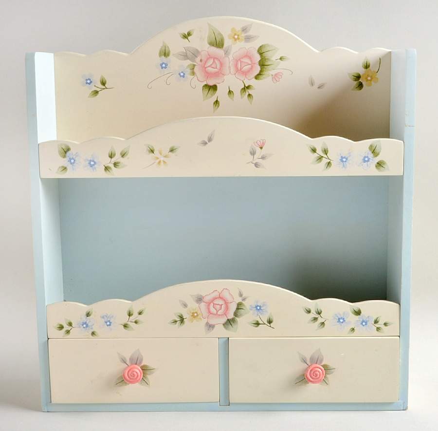 Tea Rose Wood Rack for Spice Jar Set by Pfaltzgraff-1