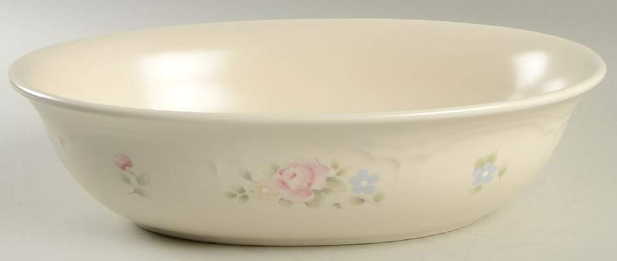 Tea Rose 11" Oval Vegetable Bowl by Pfaltzgraff-1