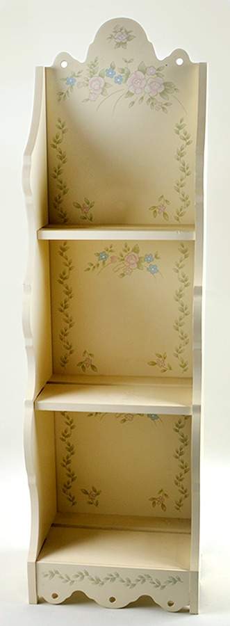 Tea Rose 3 Tier Wood Shelf by Pfaltzgraff-1