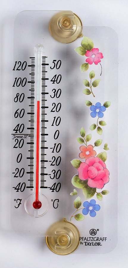 Tea Rose Thermometer by Pfaltzgraff-1